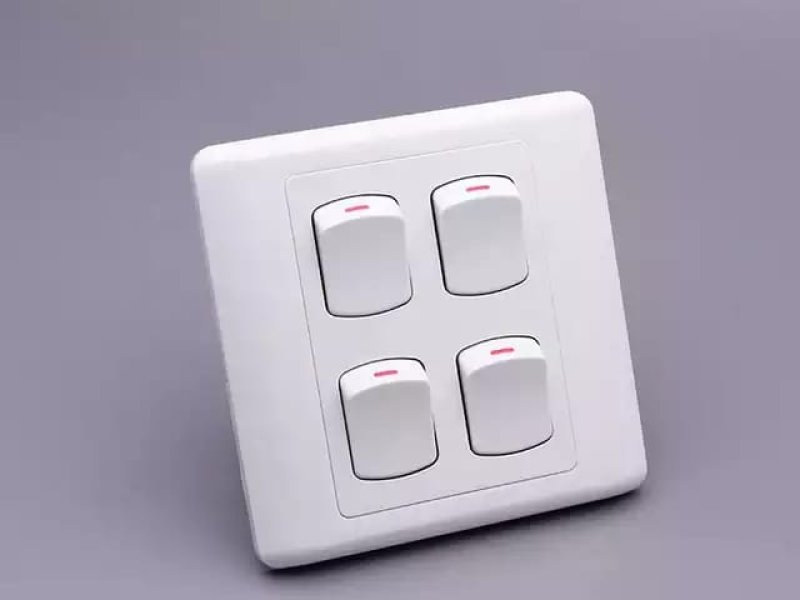 HUNK Electric 4-Gang 1-Way Switch